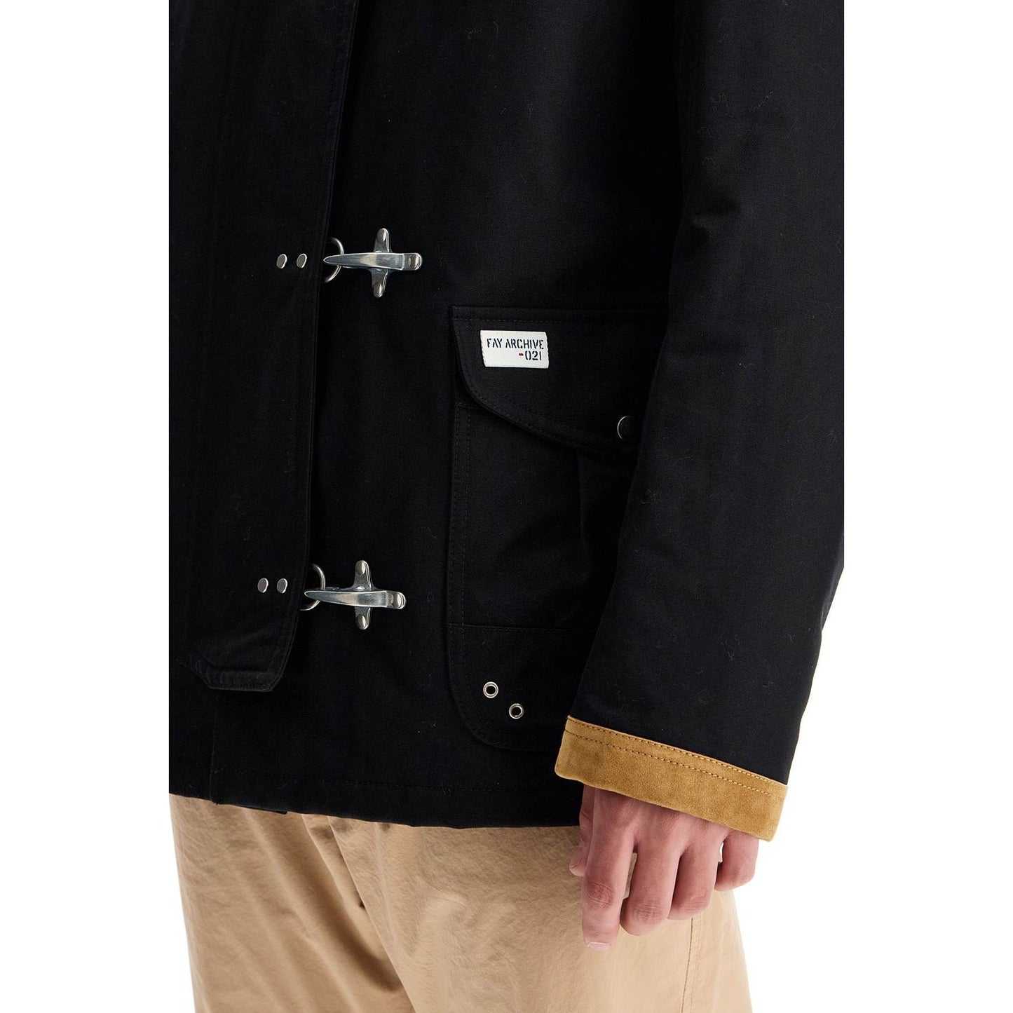 FAY ARCHIVE 4-hook canvas jacket with Vests FAY ARCHIVE