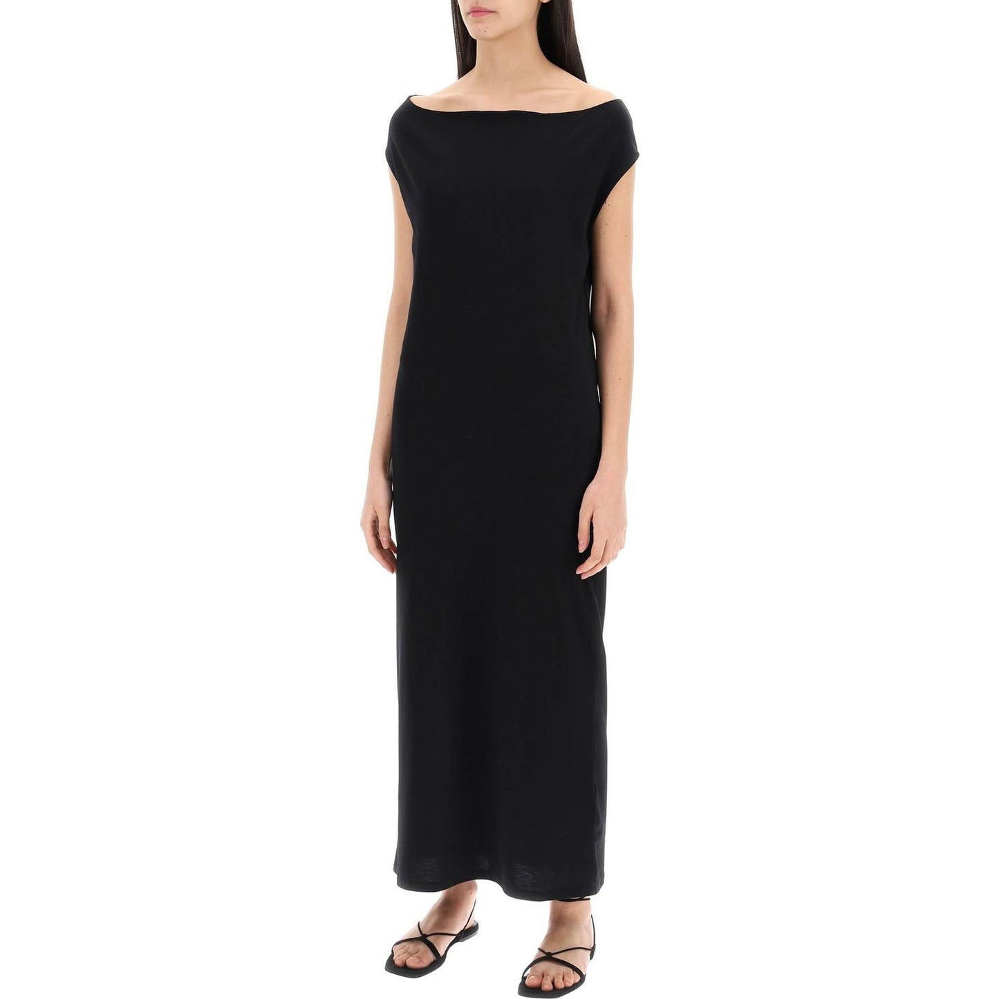 Loulou Studio long organic cotton martial dress in 9 Dresses Loulou Studio