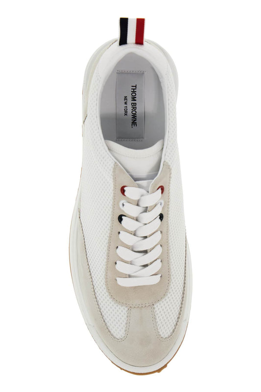 Thom Browne mesh and suede leather sneakers in 9 Sneakers Thom Browne