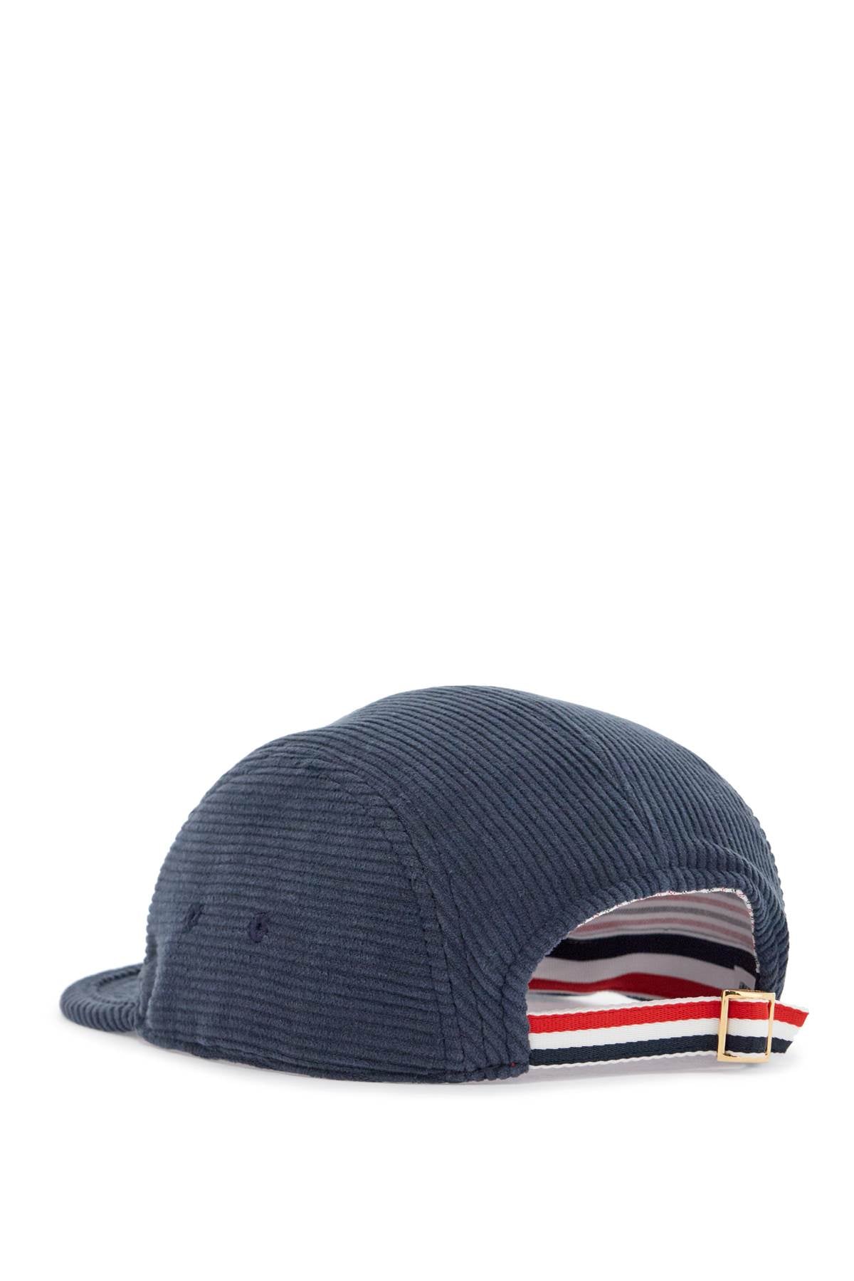 Thom Browne velvet baseball cap with seven Scarves Hats & Gloves Thom Browne