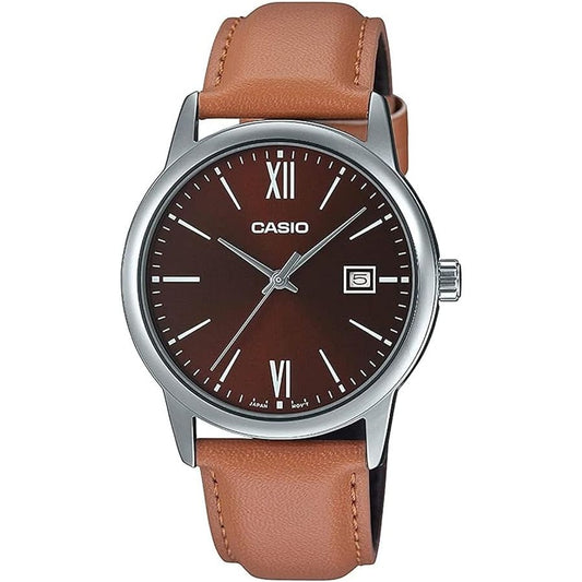 CASIO COLLECTION Mod. DATE. LEATHER - BRONZE