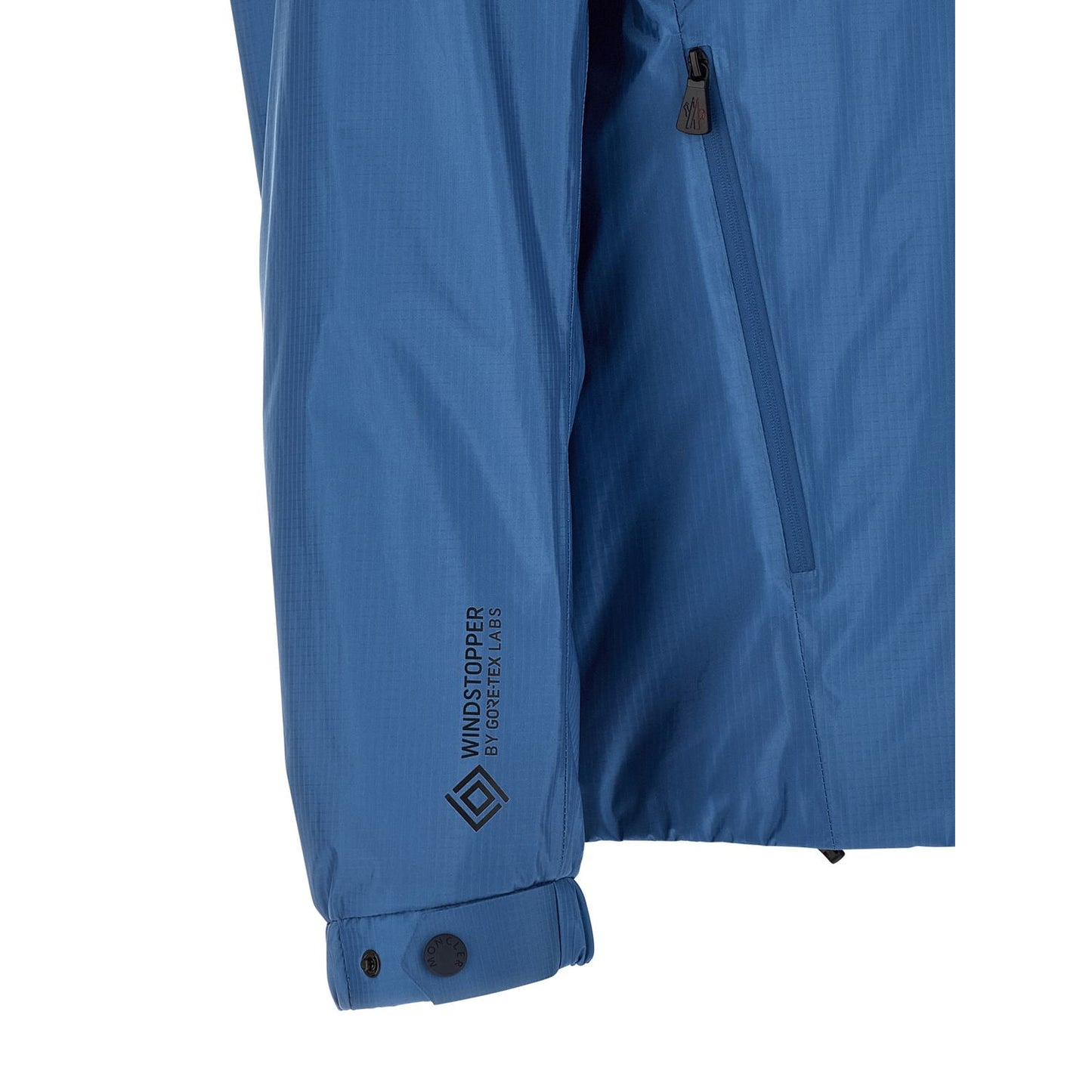 Moncler Grenoble Blue Polyamide Shell Jacket