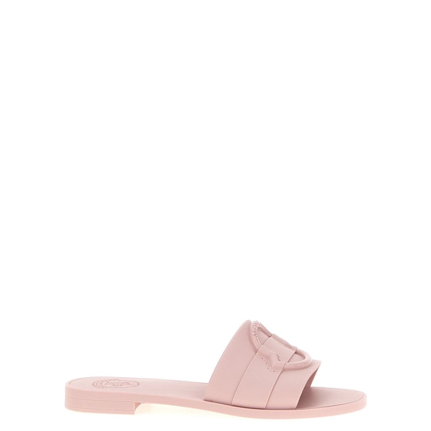 Moncler Multicolor Elastane Slides