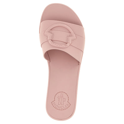 Moncler Multicolor Elastane Slides