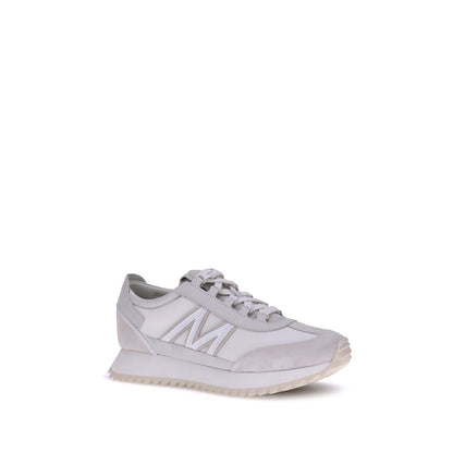 Moncler White Polyamide Low Top Sneakers Moncler
