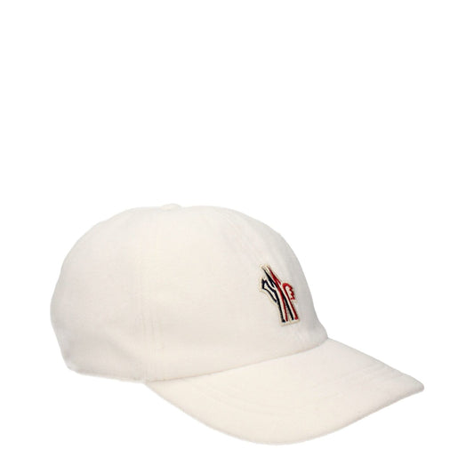 Moncler White Polyester Cap (Baseball Hat)