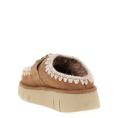 Mou Multicolor Lambskin Clogs