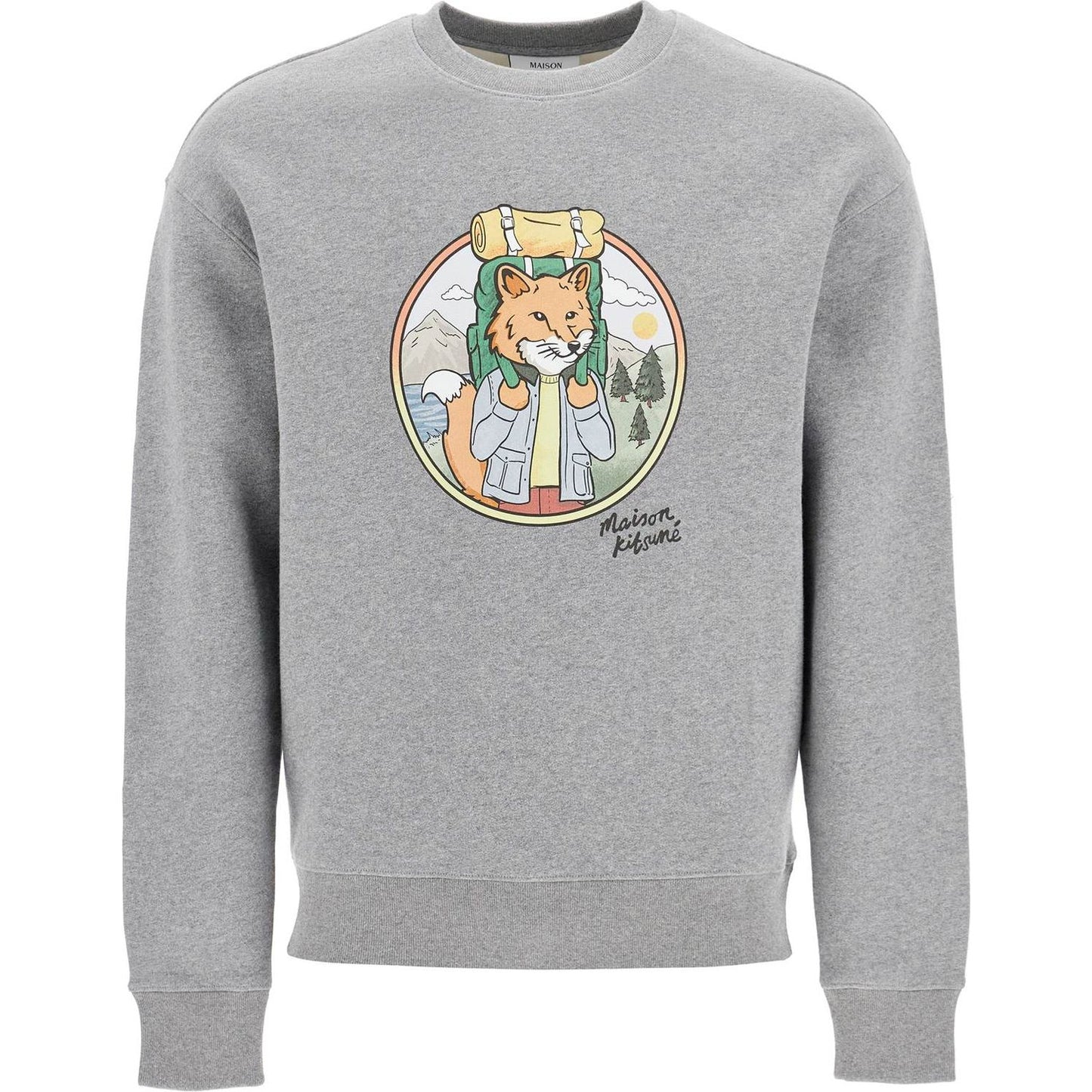 Maison Kitsune 'rambling fox print sweat Topwear Maison Kitsune