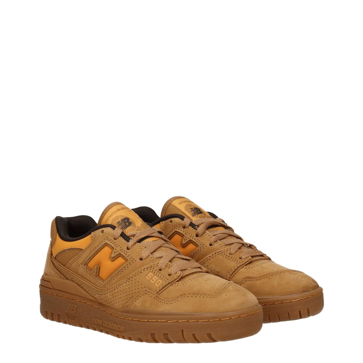 New Balance Brown Leather Sneakers