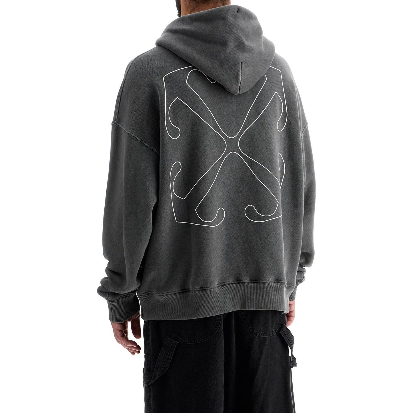 Off White Off-White outline arrow hoodie Topwear Off White