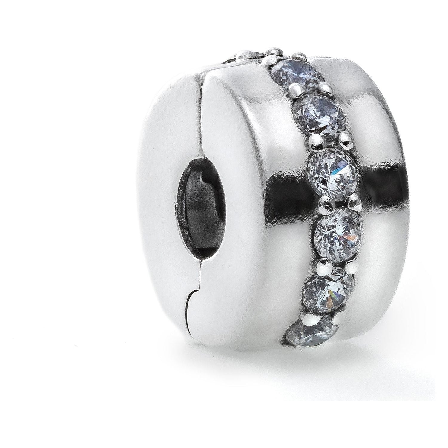 PANDORA CHARMS Mod. CLEAR SPARKLING ROW CLIP
