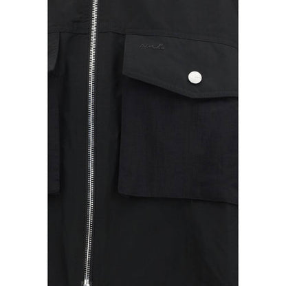 PINKO Black Polyester Shell Jacket