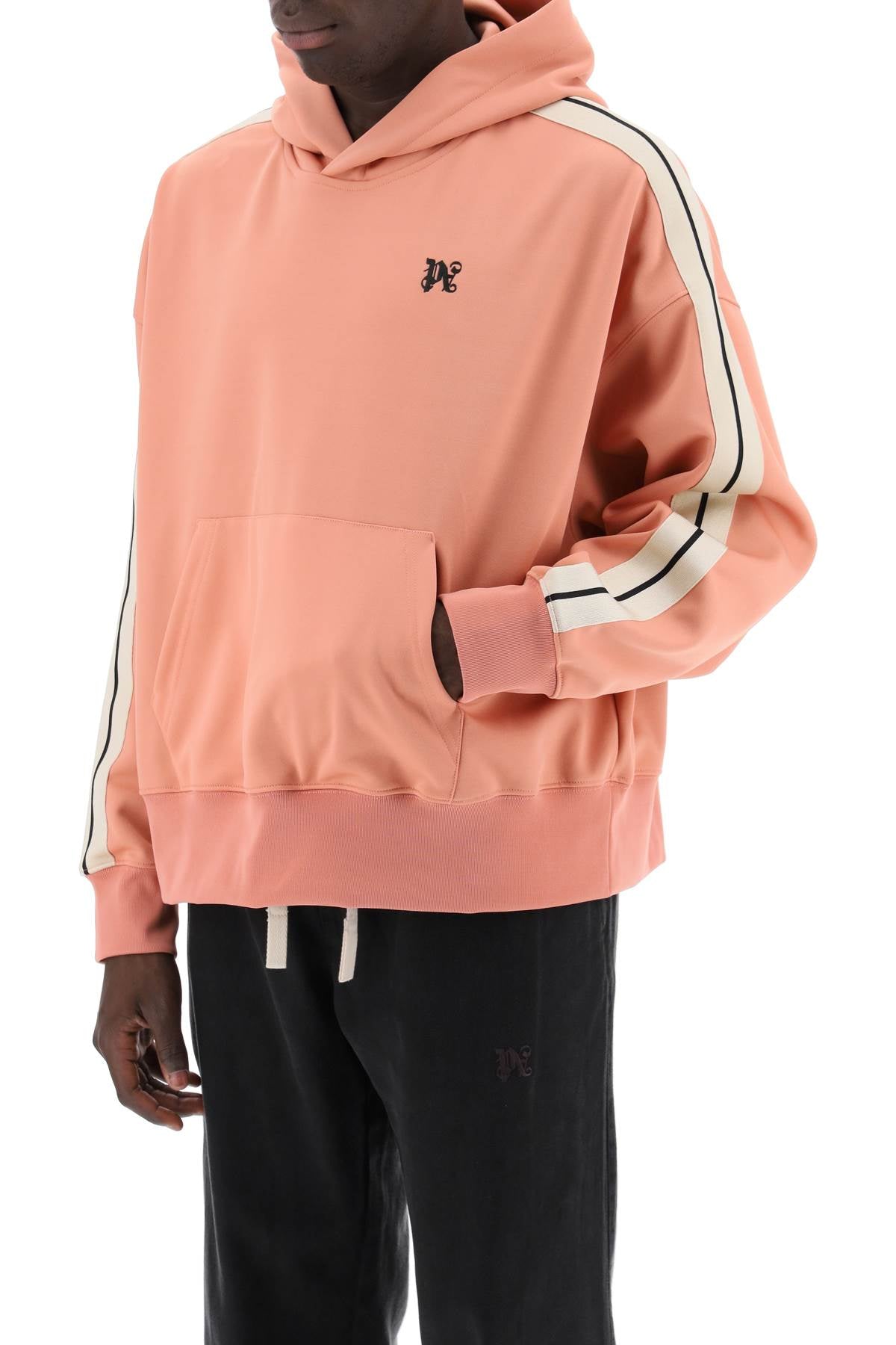 Palm Angels "track sweatshirt with contrasting bands Topwear Palm Angels