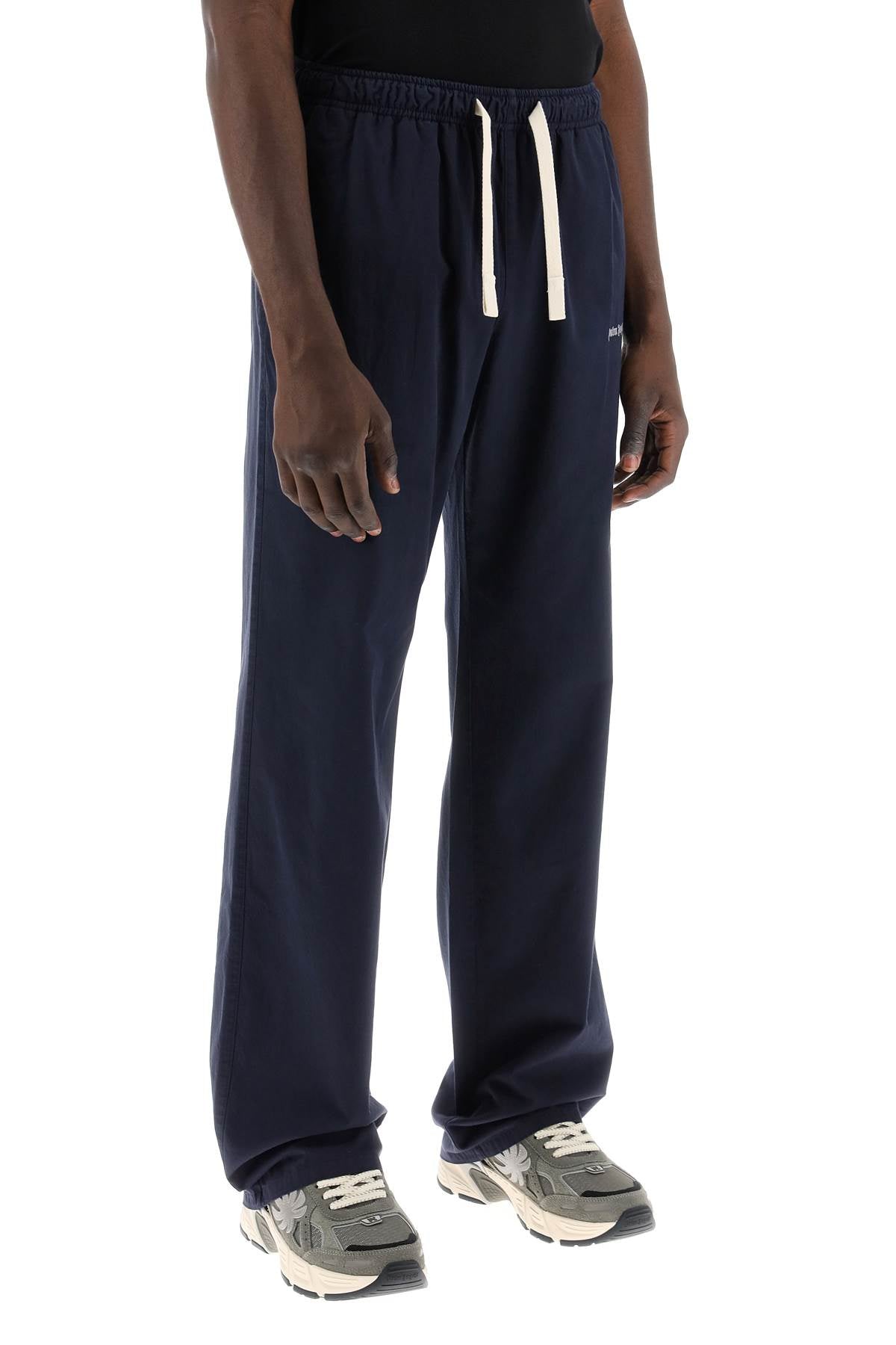 Palm Angels cotton gabardine travel joggers Trousers Palm Angels