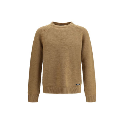 Prada Beige Wool Sweatshirt 1728,72470364320,Beige,Clothing,IT50 | L,IT52 | XL,Men,New with tags,Prada,Sweaters - Clothing,Sweatshirts - Sweaters - Clothing