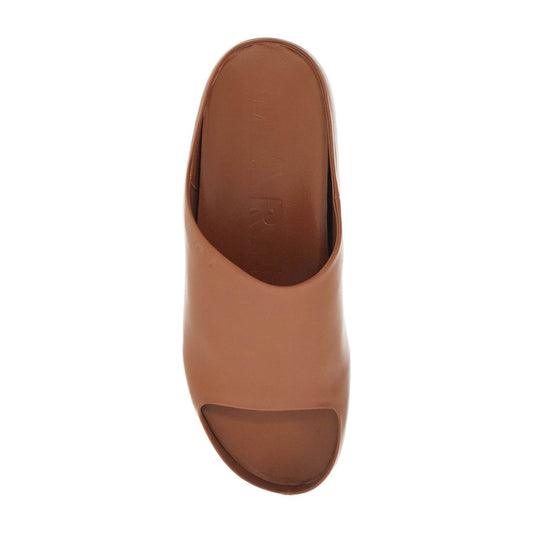 Marni chunky clog sabot in nappa leather Mules Marni