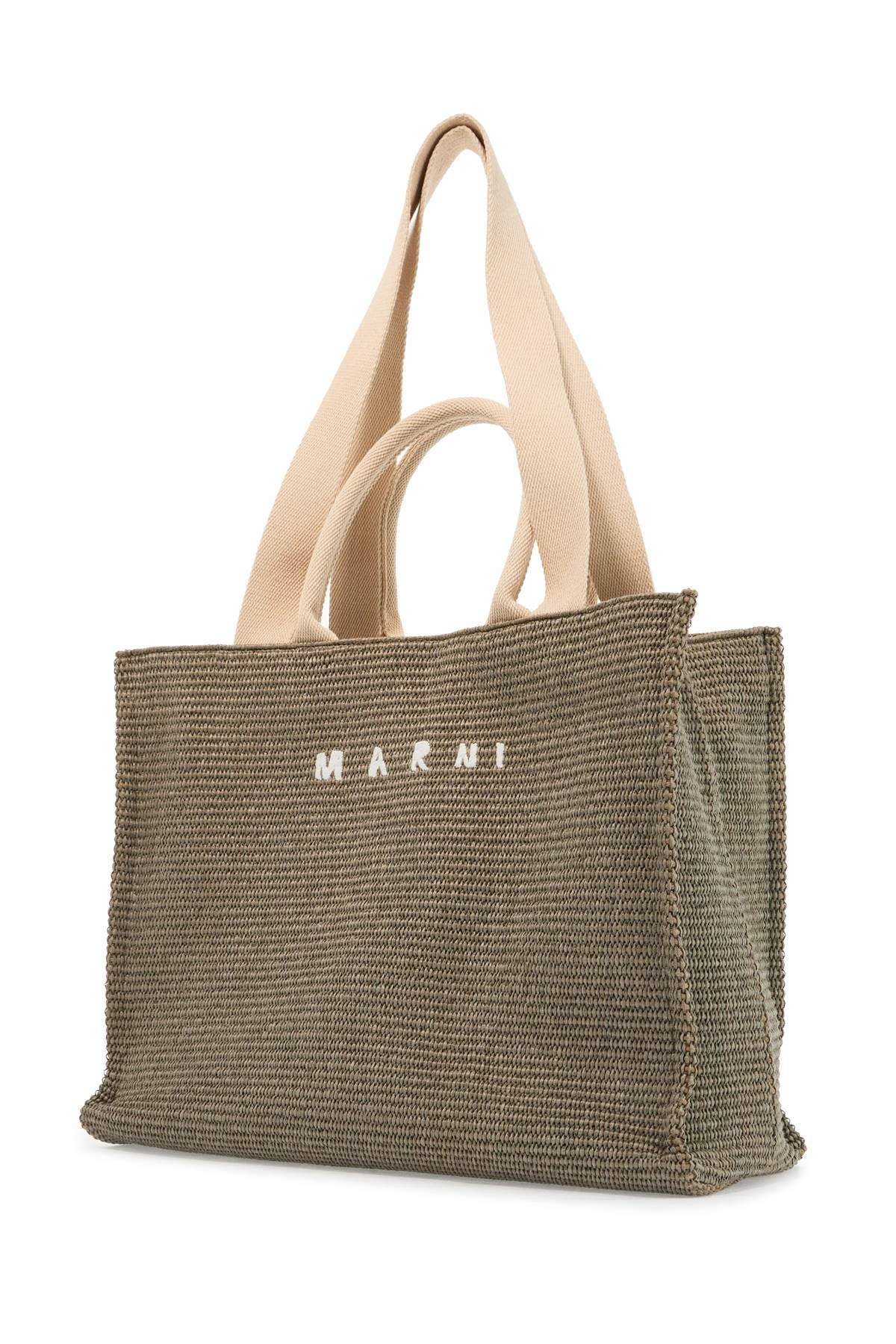 Marni large raffia effect tote bag Shopper Marni