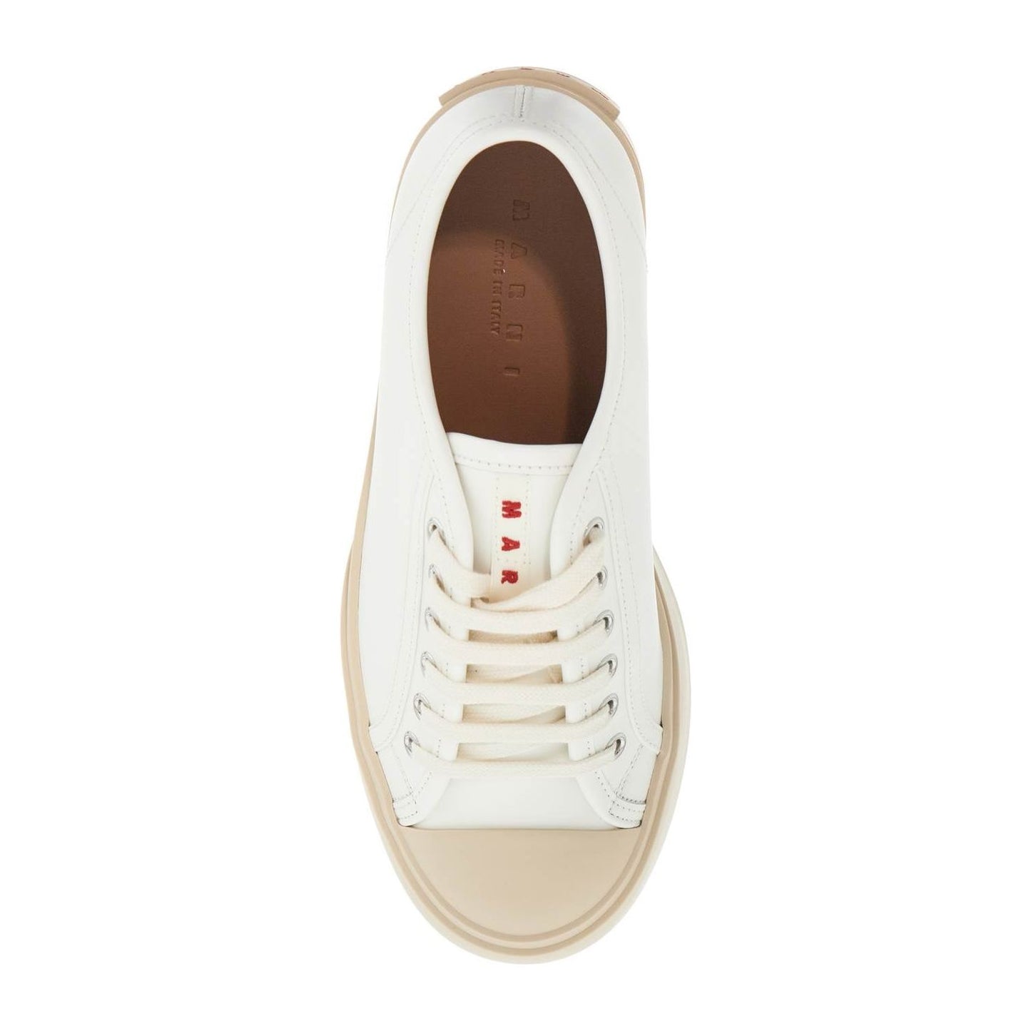 Marni leather pablo oversized rubber sole sneakers