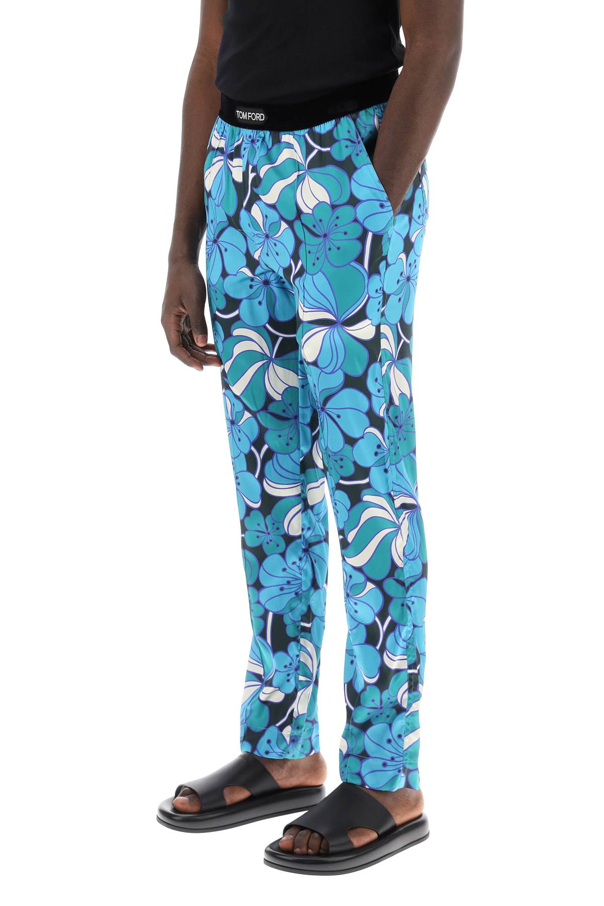 Tom Ford pajama pants in floral silk Beachwear & underwear Tom Ford