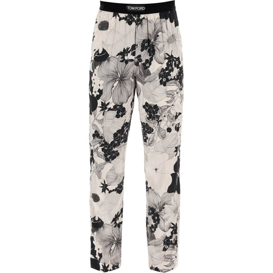 Tom Ford pajama pants in floral silk Beachwear & underwear Tom Ford