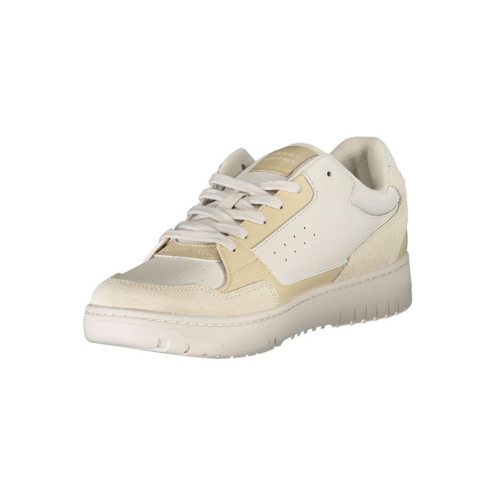 Tommy Hilfiger Beige Polyurethane Men Sneaker