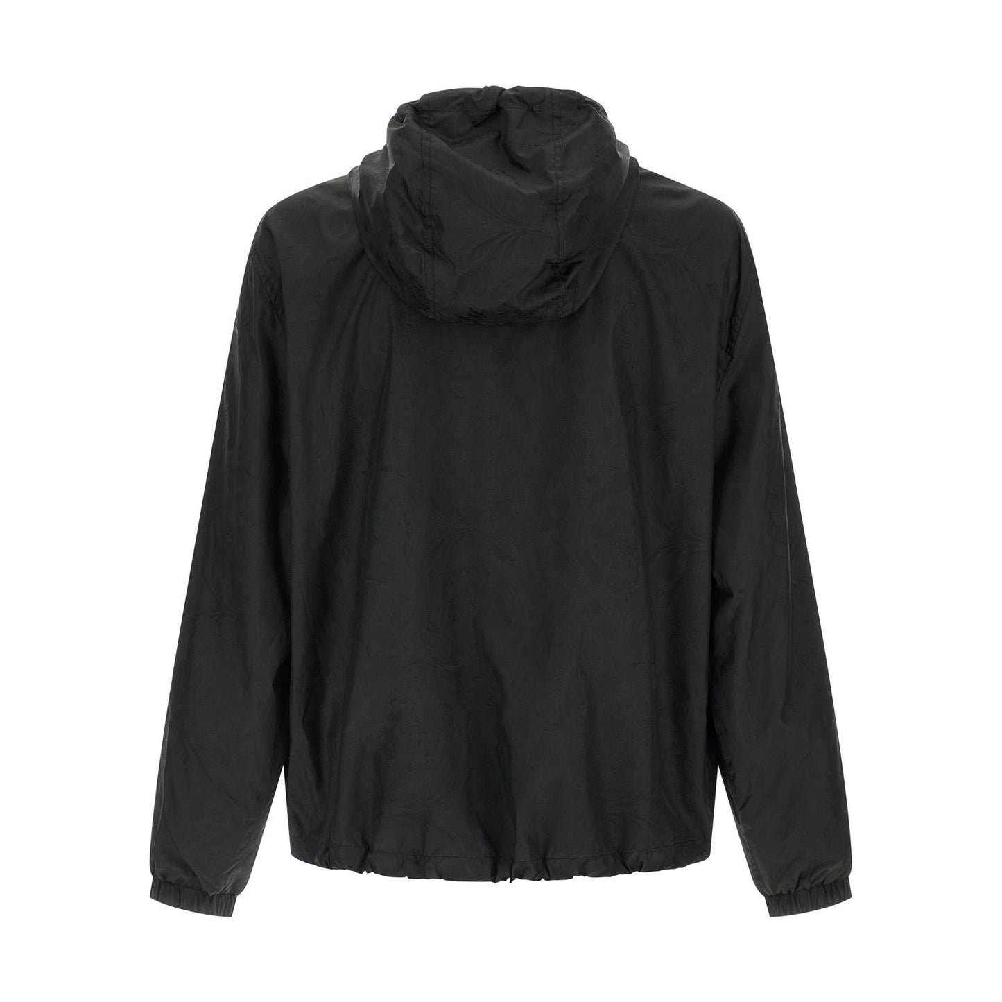 Versace Black Nylon Shell Jacket