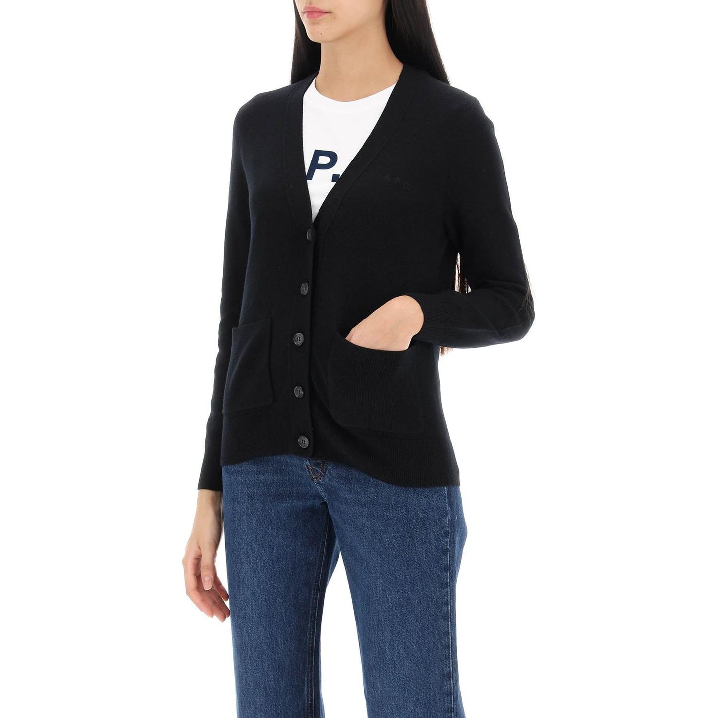 A.P.C. merino wool louisa cardigan